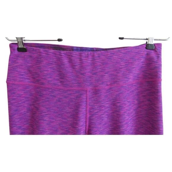 Active Life Purple Fuschia Space Dye Reversible Active Leggings Pocket Sz S - Picture 6 of 9